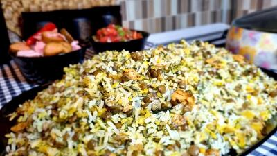 طرز تهیه عدس پلو با شوید و تن ماهی لوی مخلوط و خوشمزه ی فوری