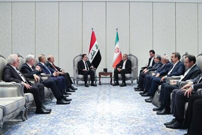 دیدار سران ایران و عراق؛ السودانی: روند دیپلماتیک میان ایران با آمریکا و کشورهای اروپایی را با جدیت دنبال می‌کنیم / باور داریم که هر قدر پنجره دیپلماسی باز مانده و فعال‌تر باشد، افرادی مثل نتانیاهو مجال نخواهند یافت تا با استفاده از این خلاء، روایت‌های خود را به جهان تحمیل کنند/ پزشکیان: مسلمانان برای توقف جنایات رژیم صهیونیستی تلاش کنند