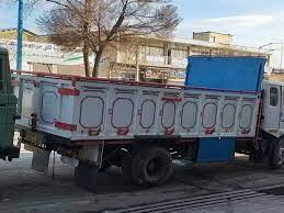 مزایده یک دستگاه بنز خاور 608 LPK مدل 1392 - فنی سالم رنگ نارنجی