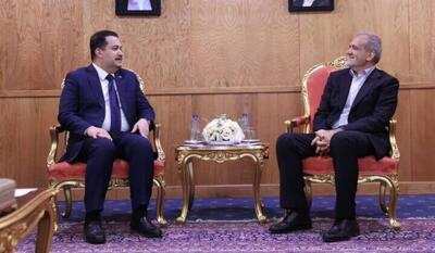 دیدار پزشکیان با السودانی در قطر