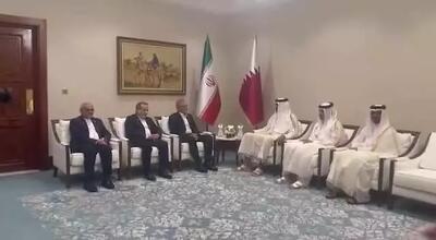 پزشکیان با امیر قطر دیدار کرد