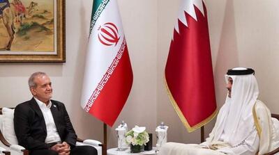 پزشکیان با امیر قطر دیدار کرد - مردم سالاری آنلاین