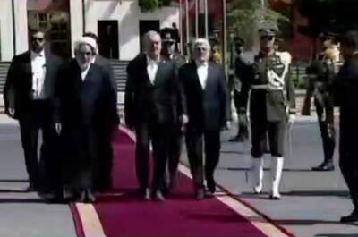 فیلم/ عزیمت رئیس جمهور به قطر در فرودگاه مهرآباد