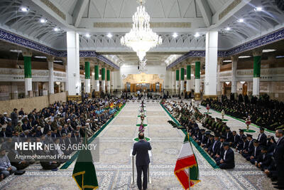 آئین خطبه خوانی خادمان حرم حضرت معصومه(س)