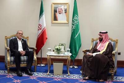 پزشکیان با محمدبن سلمان دیدار کرد