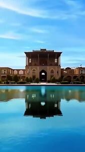 عالی قاپو، کاخی با شکوه حتی در شب ها+ فیلم