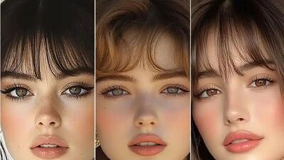  مدل مو چتری دخترانه برای صورت گرد (شیک ترین مدل های چتری)
