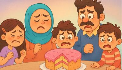 کیک پرماجرای آبجی خانم 
