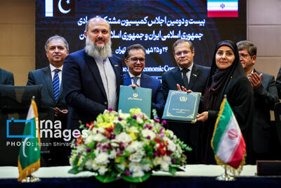 عکس/ کمیسیون مشترک همکاری‌های اقتصادی ایران و پاکستان