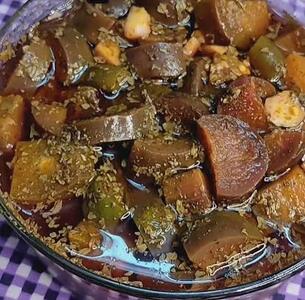 نیم ساعت یه ترشی بادمجون خوشمزه درست کن