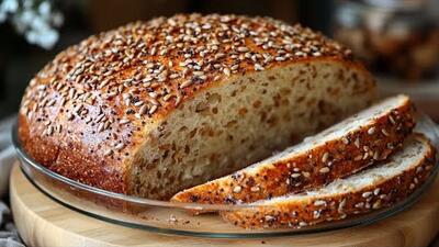طرز تهیه نان رژیمی فوری در پنج دقیقه بدون نیاز به آرد و مخمر
