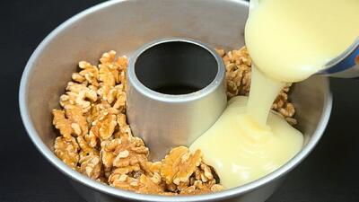 شیر غلیظ زده شده با آجیل | بهترین دسر فرانسوی بدون نیاز به پخت !