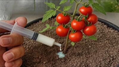 روش شگفت انگیز برای افزایش باردهی گوجه فرنگی در باغچه یا مزرعه