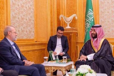 علی لاریجانی با ولیعهد عربستان دیدار کرد - اکونیوز