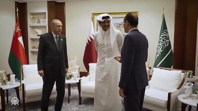 اردوغان به شیخ تمیم: تو بهترین رفیق من هستی!
