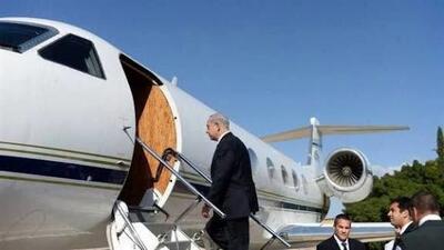 موشک یمنی هواپیمای نتانیاهو را زمین‌گیر کرد!