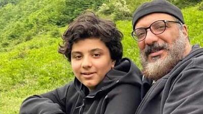 تصویر روز | پسر آقای بازیگر در کنار خواننده مشهور؛ تغییر چهره پسر امیر جعفری | گلی شی
