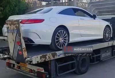 مزایده 6 دستگاه از خودرو های خارجی سازمان شامل : مرسدس بنز S550 AMG ،کشنده ولوو آبی،رنجرور 2013