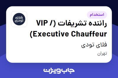 استخدام راننده تشریفات (VIP / Executive Chauffeur) در فلای تودی