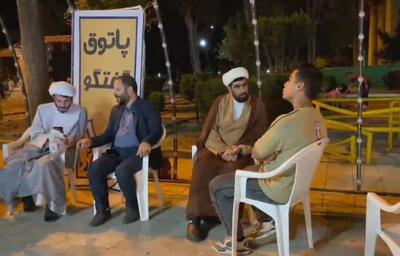 پارک شهر گرگان پاتوق گفتگوی طلاب با مردم شد