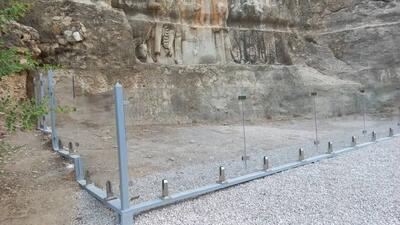 پیشرفت در ساماندهی مسیر دسترسی به نقوش صخره‌ای تنگ چوگان