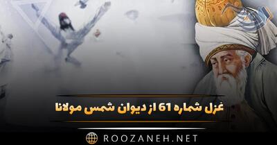 غزل شماره ۶۱ از دیوان شمس مولانا؛ هلا ای زهره زهرا بکش آن گوش زهرا را ...