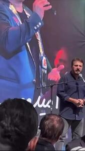 هلهله دردناک سید جواد هاشمی در خاکسپاری امید جهان + فیلم
