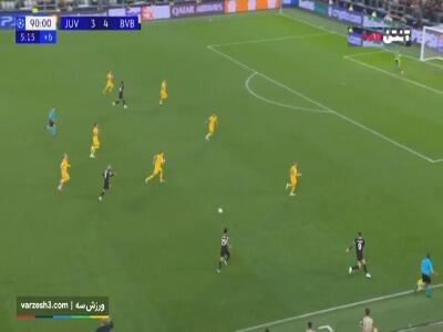 گل چهارم یوونتوس به دورتموند لوید کلی