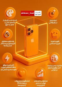 اینفوگرافی/ چرا اپل رنگ نارنجی را برای آیفون ۱۷ انتخاب کرد؟ | اقتصاد24