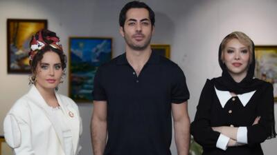 تصویرر روز | الناز شاکردوست، نوید پورفرج، صدف اسپهبدی، سامان صفاری در اکران مردمی فیلم گوزنهای اتوبان | گلی شی