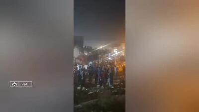 اولین تصاویر از محل انفجار بامداد امروز در پردیس اهواز/فیلم