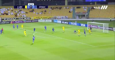 گل اول الوصل به استقلال توسط لیما دقیقه ۷