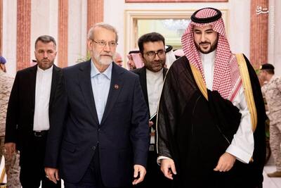 عکس/ دیدار دبیر شورای عالی امنیت ملی با خالد بن‌سلمان