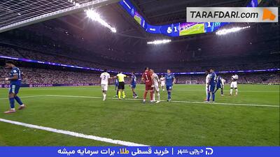 اخراج مستقیم دنی کارواخال پس از ضربه زدن به خرونیمو رویی (رئال مادرید 1-1 مارسی) - پارس فوتبال