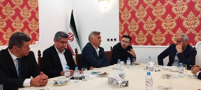 دیدار هیئت اتاق بازرگانی تبریز با معاون سفیر و مسئولین اقتصادی سفارت ایران در مسکو