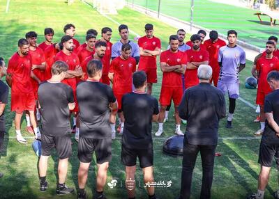 تمرین پرسپولیس یک میهمان ویژه داشت (عکس)