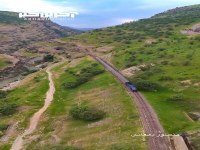 مسیر دیدنی ریل قطار لرستان