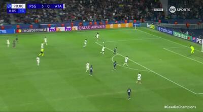 ویدیو: گل چهارم پاری سن ژرمن به آتالانتا توسط گونچالو راموس