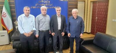نشست هم‌اندیشی هیئت مدیره کانون پیشکسوتان فوتبال آبادان با فرماندار ویژه شهرستان