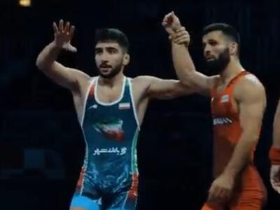 لحظاتی از شگفتی سازی پیام احمدی در مقابل قهرمان جهان و صعود مقتدرانه او به فینال