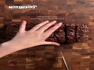 سریعترین کیک موز و نوتلا
