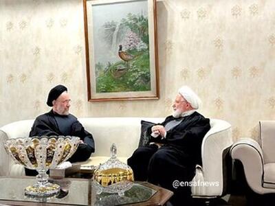 دیدار چهره‌های روحانی و سیاسی در منزل کرباسچی