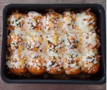 طرز تهیه پیراشکی گوشت در فر و بدون سرخ کردن !