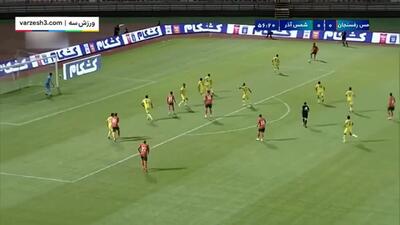 ببینید؛ خلاصه بازی مس رفسجان 0 - شمس آذر 0