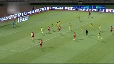 خلاصه بازی مس رفسجان 0 - شمس آذر 0 + ویدئو
