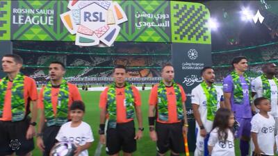شروع مسابقه الاهلی - الهلال عربستان با قضاوت علیرضا فغانی
