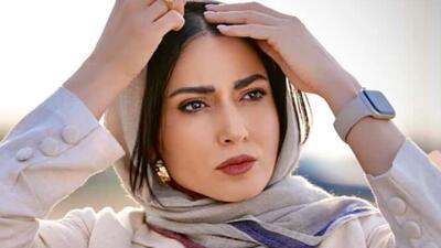 تصویر روز | سمیرا حسن‌پور؛ عکسی به یادگار از پشت صحنه فیلم آدم فروش | گلی شی