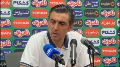 مهدی رحمتی سرمربی خیبر: ۱۰ سانت کم آوردیم!