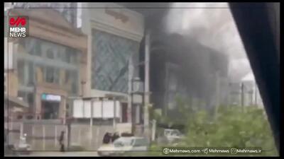 آتش‌سوزی گسترده در کلارآباد / عملیات مهار همچنان ادامه دارد