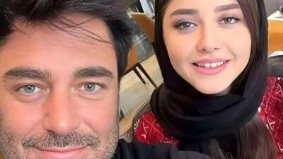عکس / رونمایی از اولین قدم زدن محمدرضا گلزار و زنش در خیابان های تهران / آیسان آقاخانی دختری از دبی تا عروسی در تهران ...